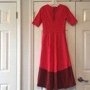 wren ponte midi dress